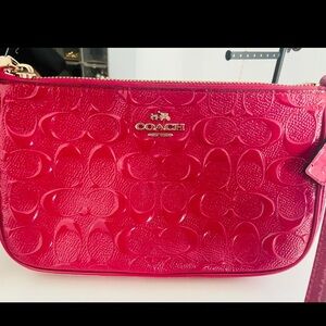 Coach patent leather satchel